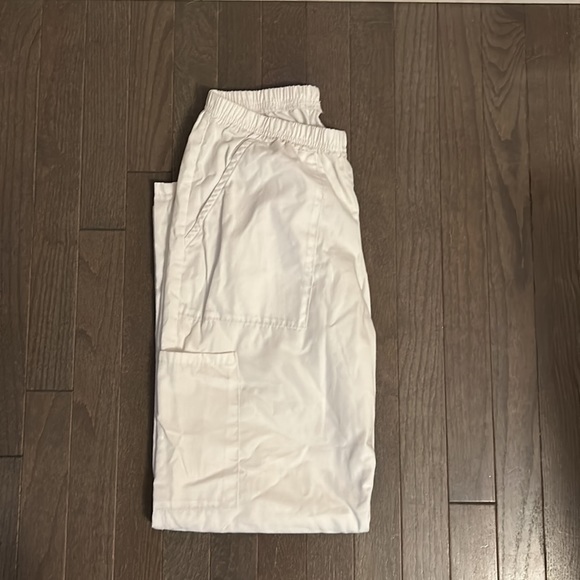 Scrub Star White Women’s Scrub Pants Small Petite - Picture 4 of 4